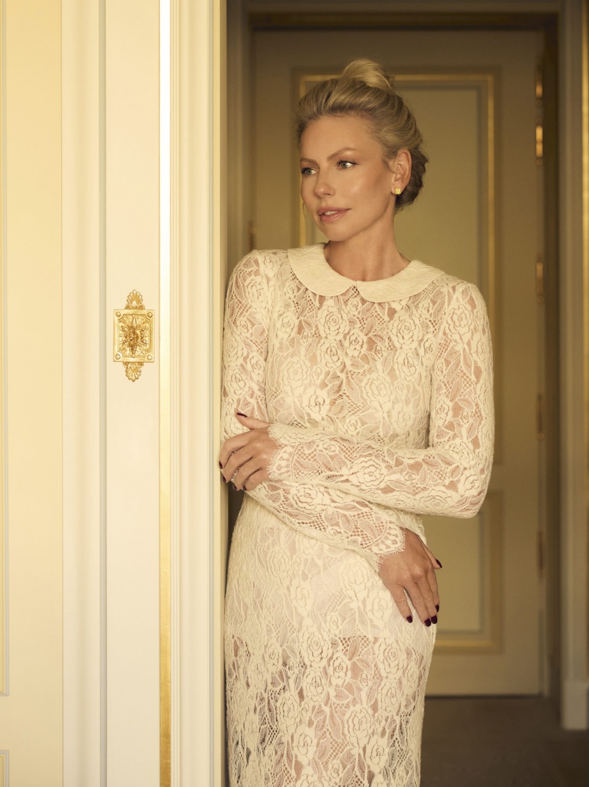 Платье из теплого кружева Sophie Hallette