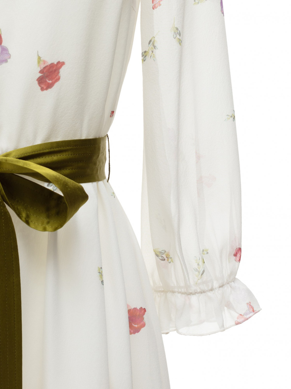 Платье с поясом