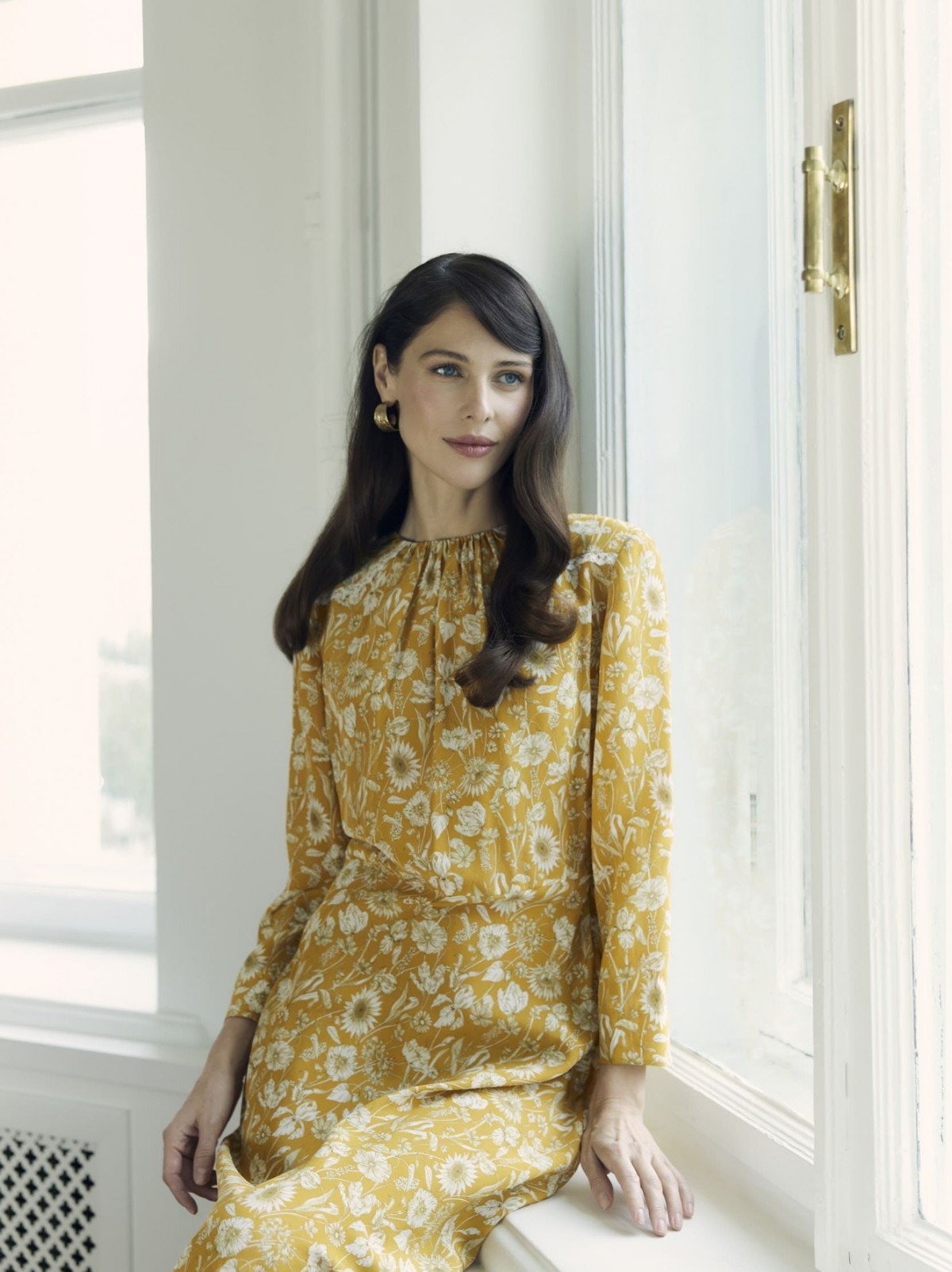 Платье из шелка