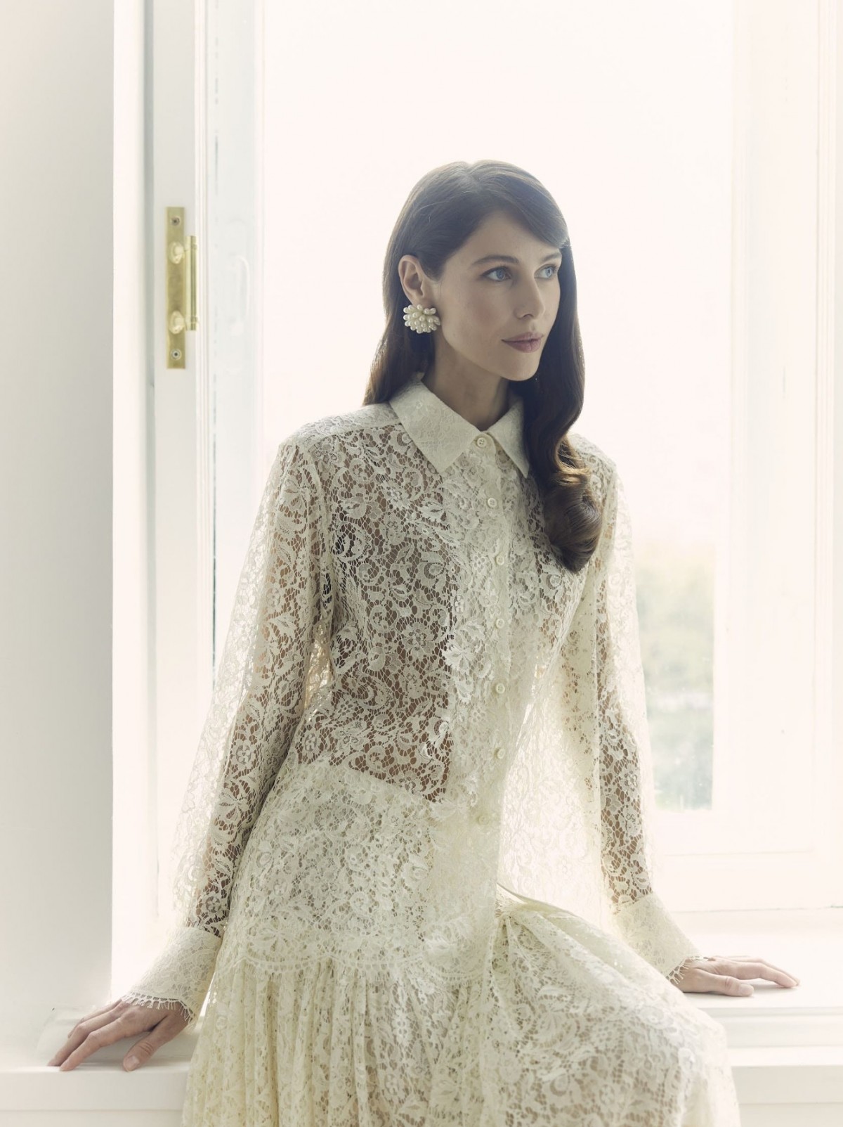 Рубашка и юбка из кружева Sophie Hallette