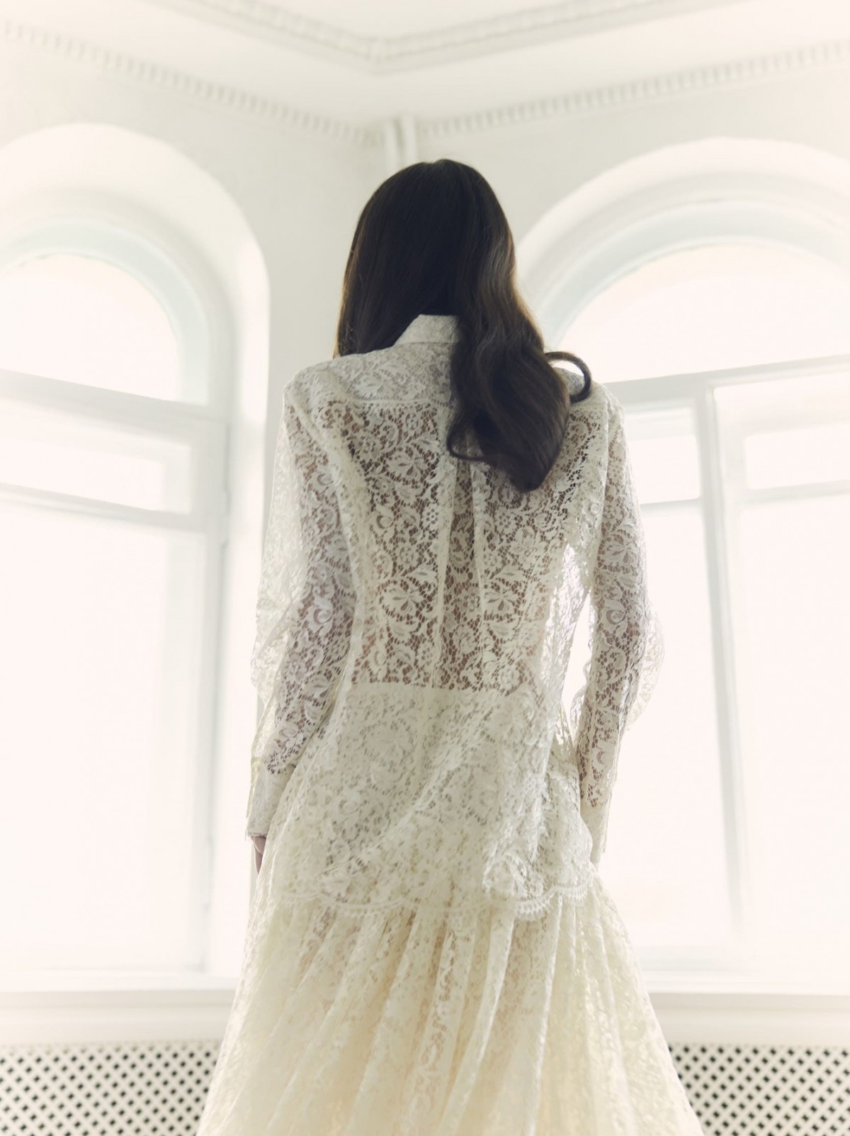 Рубашка и юбка из кружева Sophie Hallette